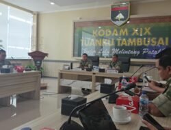 Pangdam XIX/Tuanku Tambusai Bersama PJU Pantau Situasi Wilayah pada Peringatan Hari Buruh