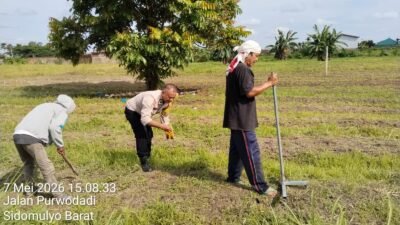 Polresta Pekanbaru Dukung Ketahanan Pangan Nasional, Bhabinkamtibmas Polsek Binawidya Monitoring Lahan Jagung Warga