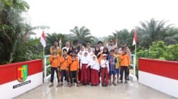 Jembatan Merah Putih Presisi di Kampar, Membuka Jalur Anak Desa Menggapai Cita-cita