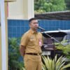 Kaban Kesbangpol Riau Pimpin Apel Pagi Dihadiri Seluruh ASN di Lingkungan Kesbangpol Riau