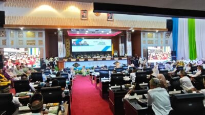 Perkuat Kolaborasi dan Sinergi di Hari Jadi Pekanbaru ke-242, Lapas Pekanbaru Hadiri Rapat Paripurna DPRD Kota Pekanbaru