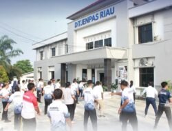 Awali Hari Dengan Energi Positif, Senam Pagi Kanwil Ditjenpas Riau Perkuat Kebersamaan dan Kinerja
