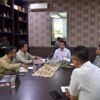 Kesbangpol Riau Terima Audensi Dari WALHI Riau di Ruang Rapat Kaban Kesbangpol Riau