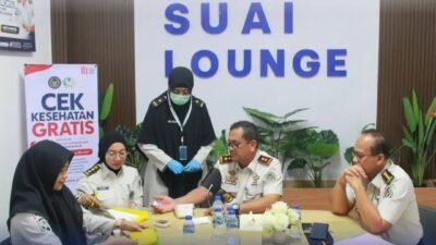 Peduli Kesehatan, Jajaran Kanwil Ditjenpas Riau Gelar Pemeriksaan Kesehatan Gratis