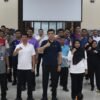 Semarakkan Hari Pengayoman ke-81, Kakanwil Kemenkum Riau Buka Turnamen Tenis Meja dan Olahraga Tradisional