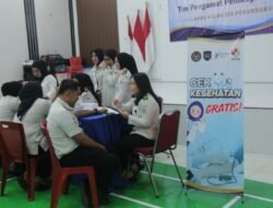 Wujudkan Jajaran Sehat dan Produktif, Lapas Kelas IIA Pekanbaru Gelar CKG