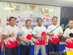 Lapas Pekanbaru Borong Juara! Sapu Bersih Juara 1 dan 2 Turnamen Tenis Meja UPT se-Pekanbaru