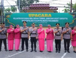 Kapolresta Pekanbaru Pimpin Pelantikan Kabag Ren dan Sertijab Kasat Samapta serta Kapolsek Kulim