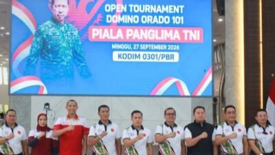 Kakanwil Ditjenpas Riau Hadiri Pembukaan Open Tournament Domino Orado 101