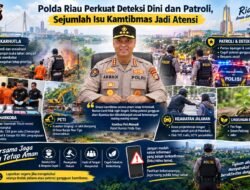 Polda Riau Perkuat Deteksi Dini dan Patroli, Sejumlah Isu Kamtibmas Jadi Atensi