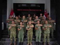 Kodam XIX/TT dan Singapore Army Pererat Hubungan Militer Melalui Professional Interaction Program