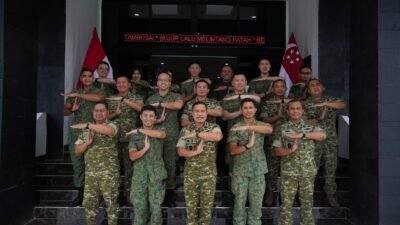 Kodam XIX/TT dan Singapore Army Pererat Hubungan Militer Melalui Professional Interaction Program