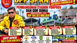 Pembangunan Stadion PORPROV dan GOR DUMAI RP 94,93 harus diusut TUNTAS, Kerusakan Fisik Jadi Sorotan