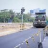 Pembangunan Simpang Sebidang Jalan Arifin Ahmad-Jalan Jenderal Sudirman, tepatnya di depan Kawasan Purna MTQ Pekanbaru, terus dikebut