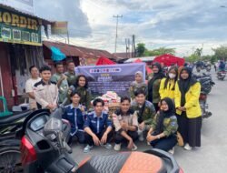 Badan Eksekutif Mahasiswa Universitas Awal Bros ( BEM UAB ) menggelar aksi galang dana