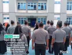 Kalapas Narkotika Rumbai Pimpin Apel Pagi, Ingatkan Untuk Jaga Integritas