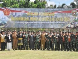 Korem 031/WB Wujudkan Pemerataan Pembangunan, TMMD ke-124 Resmi Dibuka di Bengkalis