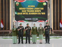 Danrem 031/WB Pimpin Sertijab Kepala Seksi Intelijen Kasrem 031/WB