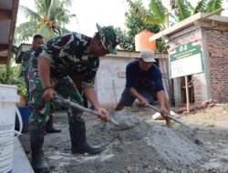 TMMD ke-124 Kodim 0320/Dumai Sinergikan TNI dan Masyarakat Wujudkan Sumur Bor di Masjid Al-Amin