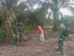TMMD ke-124 Kodim 0320/Dumai Laksanakan Pemasangan Box Culvert di Bukit Kayu Kapur