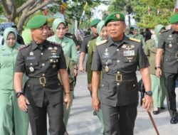 Sertijab kodim 0321/Rohil Serta Pengarahan Danrem 031/Wira Bima