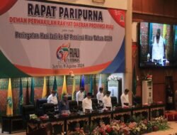 Tengku Azwendi Fajri Hadiri Rapat Paripurna HUT ke-67 Riau